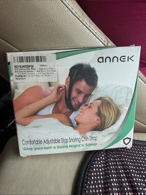 Anac Adult Black Anti-Snoring Chin Strap (NEW)